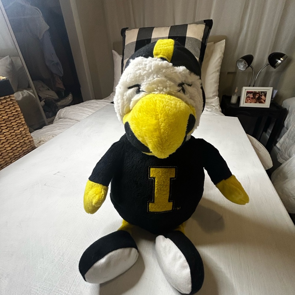 Hawkeye Fans Herkie/Football Conversion Stuffed Mascot